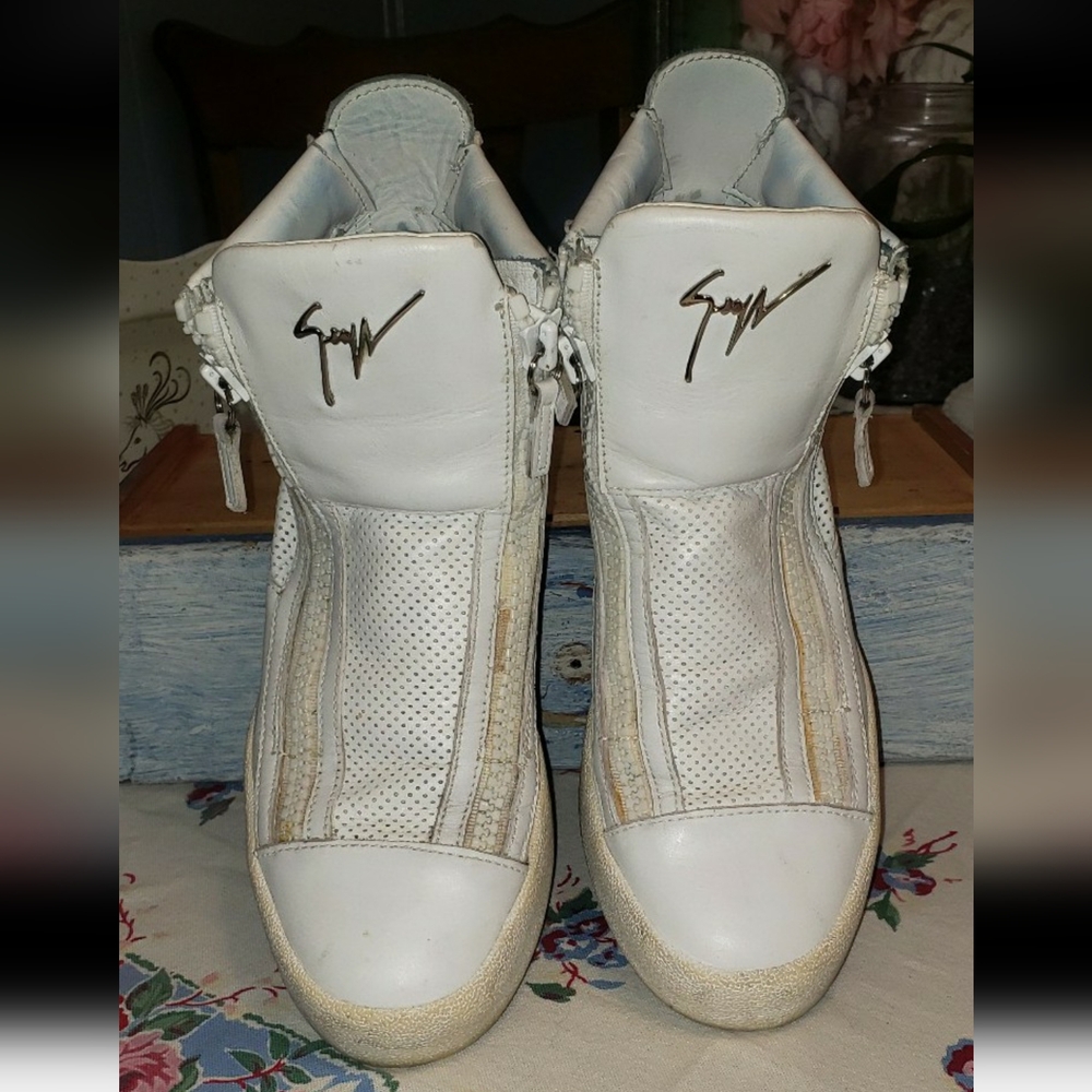 Giuseppe Zanotti High Top Designer Leather Sneakers